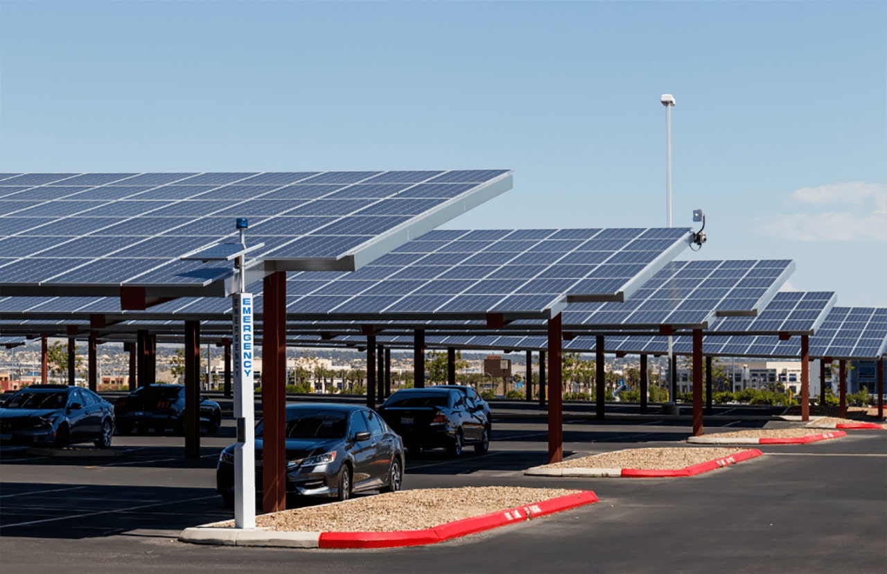 Ombrières photovoltaïques